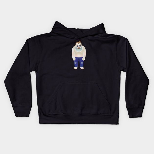 Big Baby Kids Hoodie by ink choi design